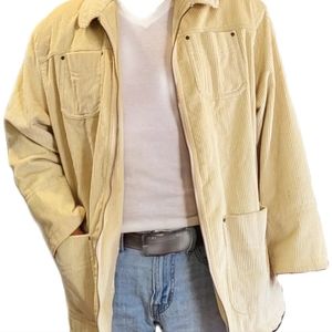 Jacket for men size L corduroy light